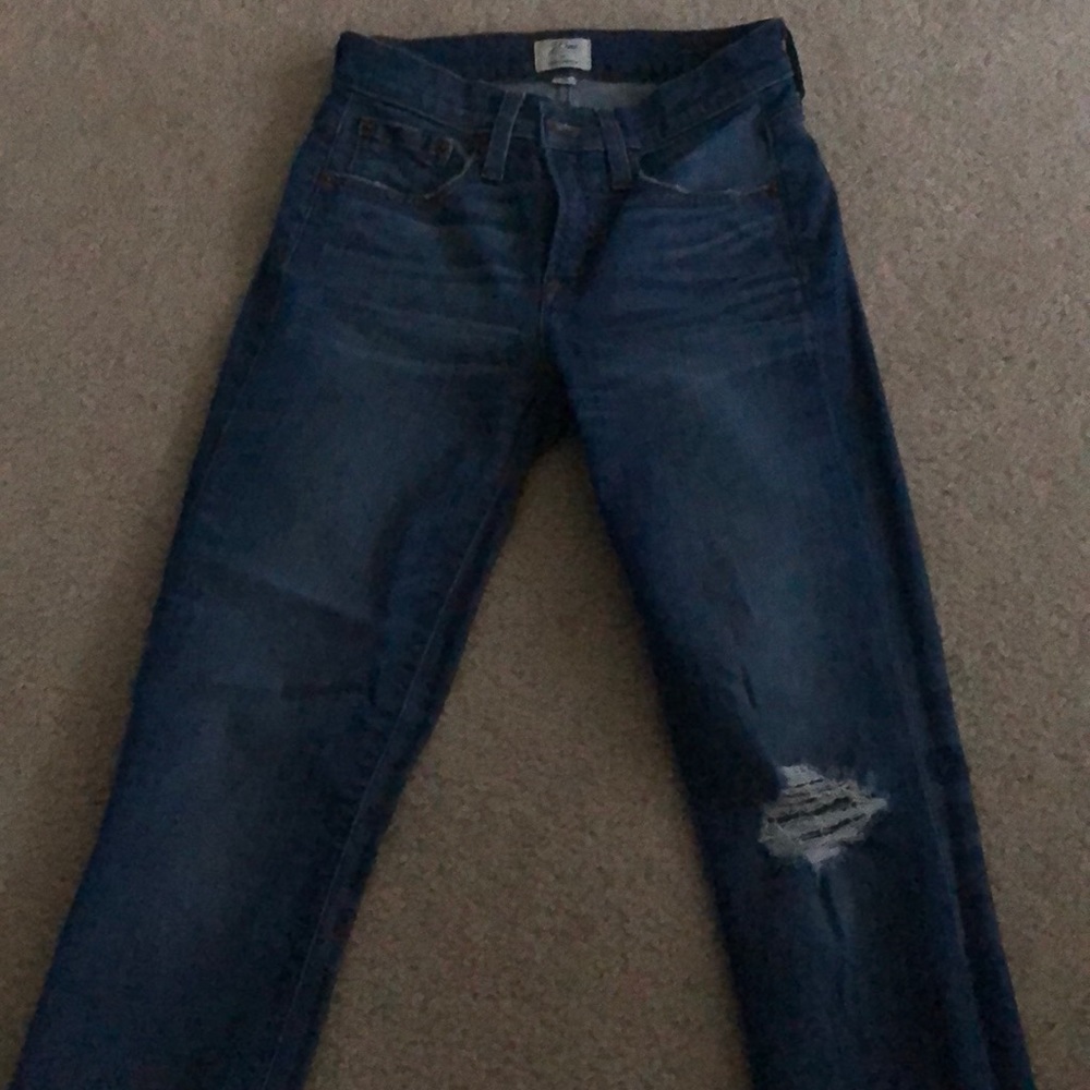 J Crew 8” toothpick jean